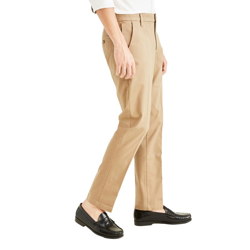 Dockers Men's Workday Khaki Slim Fit with Smart 360 Flex, New British Khaki, 32W x 34L - Image 3